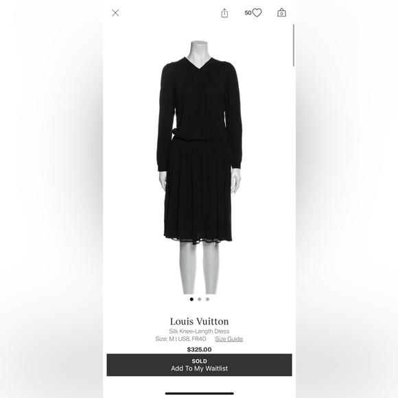 Louis Vuitton | Dresses | Louis Vuitton Silk Dress | Poshmark